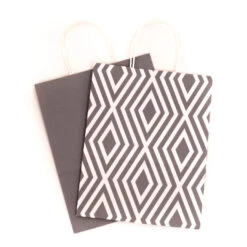 Hallmark 12.5" 12-Pack Assorted Kraft Paper Gift Bags -Hallmark Shop 12.5 Prints and Solids 12Pack Assorted Gift Bags 5EGB6049 09