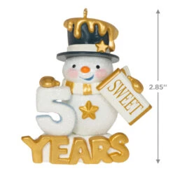 Hallmark 50 Sweet Years Special Edition Ornament 8 Hallmark 50 Sweet Years Special Edition Ornament -Hallmark Shop 50 Sweet Years Snowman Keepsake Ornament 1799QGO2509 03