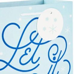 Hallmark Let It Snow 8-Pack Holiday Gift Bags, Assorted Sizes And Designs -Hallmark Shop 8 Pack Assorted Holiday Gift Bags XGB1403 05