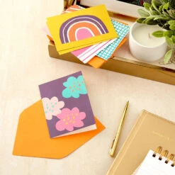 Hallmark Abstract Doodles And Dots Boxed Blank Note Cards, Pack Of 48 -Hallmark Shop Abstract Doodles and Dots Boxed Blank Note Cards 5STZ1092 06