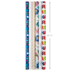 Hallmark All Occasions Wrapping Paper Rolls, 6 Pack 11 Hallmark All Occasions Wrapping Paper Rolls, 6 Pack -Hallmark Shop All Occasions Wrapping Paper Rolls 6 Pack 5JXW1745 03