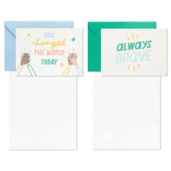 Hallmark Little World Changers™ Assorted Blank Note Cards In Caddy, Pack Of 24 9 Hallmark Little World Changers™ Assorted Blank Note Cards In Caddy, Pack Of 24 -Hallmark Shop Assorted Kids Blank Note Cards in Caddy 3SOM1188 03