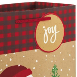 Hallmark Assorted Rustic Designs 8-Pack Small, Medium And Large Christmas Gift Bags -Hallmark Shop Assorted Small Large Rustic Christmas Gift Bags 5XGB4894 05