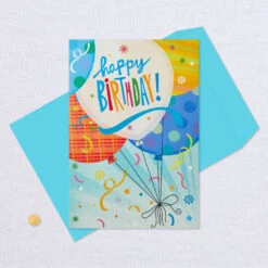 Hallmark 16" Fun Balloons Pop-Up Jumbo Birthday Card -Hallmark Shop Balloons for Fun Birthday Card 1299CBG1009 06