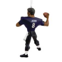 NFL Baltimore Ravens Lamar Jackson Hallmark Ornament -Hallmark Shop Baltimore Ravens Lamar Jackson Christmas Ornament 1OSL2097 05