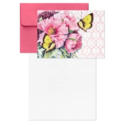 Hallmark Marjolein Bastin Assorted Blank Nature Note Cards In Caddy, Pack Of 24 -Hallmark Shop Bastin Assorted Nature Note Cards Caddy Bulk Pack 1SOM3881 05