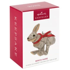 Hallmark Birch Hare Ornament -Hallmark Shop Birch Wood Rabbit Keepsake Ornament 1599QGO2969 04