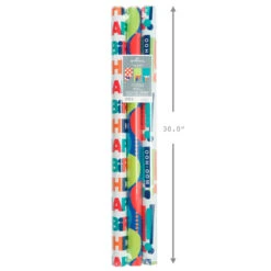 Hallmark Birthday Celebration 3-Pack Reversible Wrapping Paper -Hallmark Shop Birthday Celebration 3Pack Reversible Wrapping Paper 5EWR2946 03
