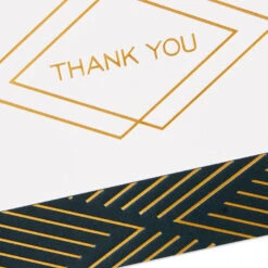 Hallmark Black And Gold Bulk Blank Thank-You Notes, Pack Of 50 12 Hallmark Black And Gold Bulk Blank Thank-You Notes, Pack Of 50 -Hallmark Shop Black and Gold Bulk Blank ThankYou Notes Assortment 1399WTU3882 05