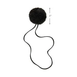 Hallmark 26" Black-and-White Fabric Gift Wrap With Elastic Band -Hallmark Shop BlackandWhite Square Flat Wrapping Cloth 1299EJR6377 05