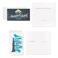 Hallmark Sophisticated Assorted Money Holder Graduation Cards, Pack Of 36 12 Hallmark Sophisticated Assorted Money Holder Graduation Cards, Pack Of 36 -Hallmark Shop Blue Black Money Holder Graduation Cards Assortment 5GEY1002 04