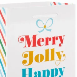 Hallmark Bright Wishes 8-Pack Christmas Gift Bags, Assorted Sizes And Designs -Hallmark Shop Bright Wishes Assortment Christmas Gift Bags 5XGB1447 06