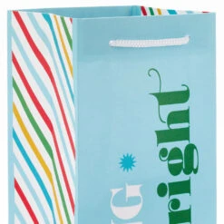 Hallmark Bright Wishes 8-Pack Christmas Gift Bags, Assorted Sizes And Designs -Hallmark Shop Bright Wishes Assortment Christmas Gift Bags 5XGB1447 07