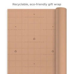 Hallmark Bulk Kraft Paper And White 2-Pack Wrapping Paper, 160 Sq. Ft. Total -Hallmark Shop Bulk Brown and White Kraft Paper Wrapping Paper 5EWR2654 04