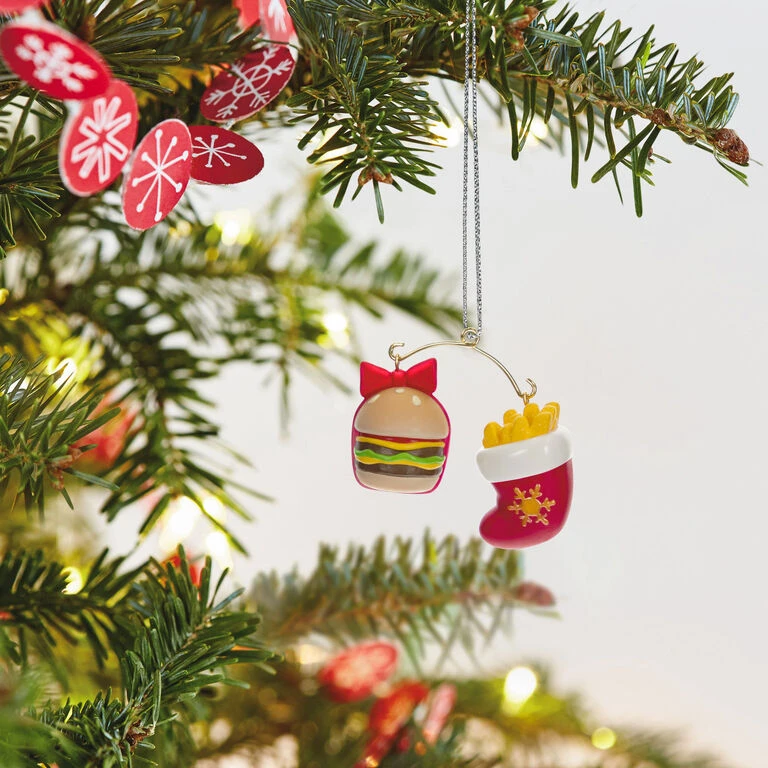 Hallmark Mini A Perfect Pairing Ornaments, Set Of 2 2 Hallmark Mini A Perfect Pairing Ornaments, Set Of 2 - Image 2