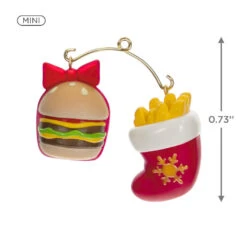 Hallmark Mini A Perfect Pairing Ornaments, Set Of 2 9 Hallmark Mini A Perfect Pairing Ornaments, Set Of 2 -Hallmark Shop Burger and Fries Keepsake Ornaments 1499QXM9207 03