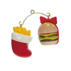 Hallmark Mini A Perfect Pairing Ornaments, Set Of 2 12 Hallmark Mini A Perfect Pairing Ornaments, Set Of 2 -Hallmark Shop Burger and Fries Keepsake Ornaments 1499QXM9207 06