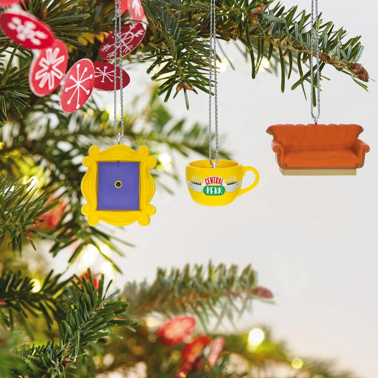 Hallmark Mini Friends Coffee Cup, Frame And Couch Ornaments, Set Of 3 2 Hallmark Mini Friends Coffee Cup, Frame And Couch Ornaments, Set Of 3 - Image 2