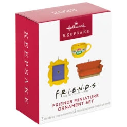 Hallmark Mini Friends Coffee Cup, Frame And Couch Ornaments, Set Of 3 10 Hallmark Mini Friends Coffee Cup, Frame And Couch Ornaments, Set Of 3 -Hallmark Shop Central Perk Mug Couch Frame Keepsake Ornaments 2199QXM9257 04