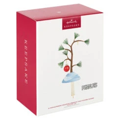 Hallmark The Peanuts® Gang A Charlie Brown Christmas Ornament And Stocking Hanger -Hallmark Shop Charlie Brown Tree Keepsake OrnamentStocking Hanger 1QSB6299 04
