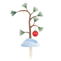 Hallmark The Peanuts® Gang A Charlie Brown Christmas Ornament And Stocking Hanger -Hallmark Shop Charlie Brown Tree Keepsake OrnamentStocking Hanger 1QSB6299 06