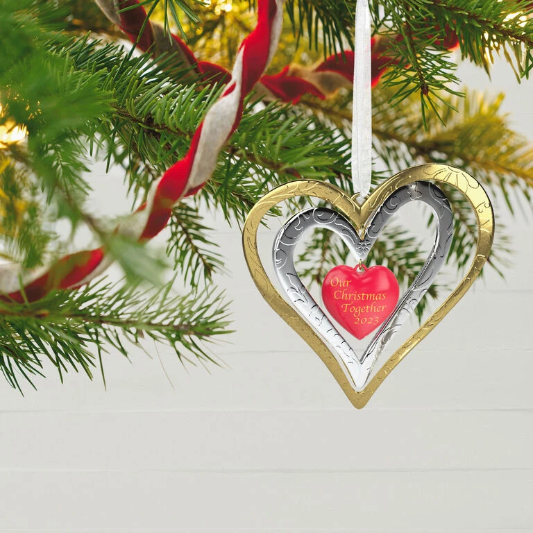 Hallmark Our Christmas Together 2023 Metal Ornament 2 Hallmark Our Christmas Together 2023 Metal Ornament - Image 2