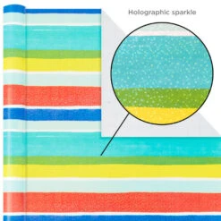 Hallmark Colorful Celebration 3-Pack Wrapping Paper, 55 Sq. Ft. Total -Hallmark Shop Colorful Celebration 3Pack Wrapping Paper Rolls 5EWR6373 04