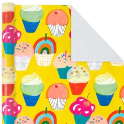 Hallmark Colorful Celebration 3-Pack Wrapping Paper, 55 Sq. Ft. Total -Hallmark Shop Colorful Celebration 3Pack Wrapping Paper Rolls 5EWR6373 06