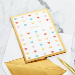Hallmark Love You Always 3D Pop-Up Love Card 14 Hallmark Love You Always 3D Pop-Up Love Card -Hallmark Shop Colorful Hearts 3D PopUp Love Card 1299LAD2904 06