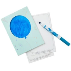 Hallmark Crayola® Kids Card Kit With Markers In Caddy, Pack Of 8 -Hallmark Shop Crayola Kids Card Making Kit Caddy With Markers 1SOM3883 06