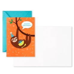 Hallmark Cute Animals Assorted Blank Kids Birthday Cards, Pack Of 48 -Hallmark Shop Cute Animals Birthday Cards Assortment Pack 5STZ1032 07