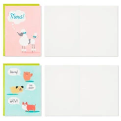 Hallmark Cute Dogs Assortment Blank Thank-You Notes, Pack Of 48 -Hallmark Shop Cute Dogs Assortment Blank ThankYou Notes 5STZ1133 03