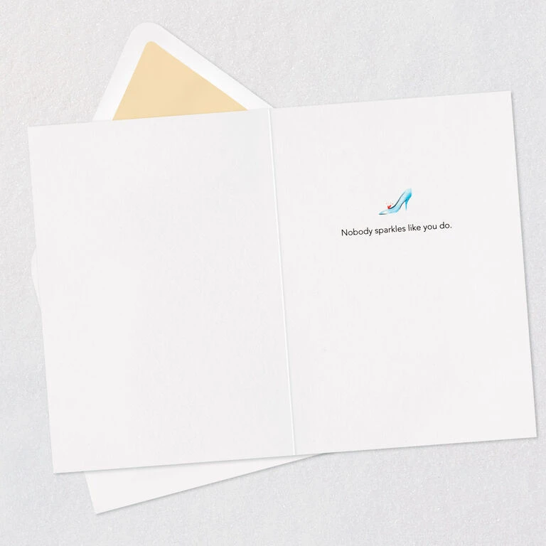 Hallmark Disney Princess Cinderella You Sparkle Quilled Paper Handmade Card 3 Hallmark Disney Princess Cinderella You Sparkle Quilled Paper Handmade Card - Image 3