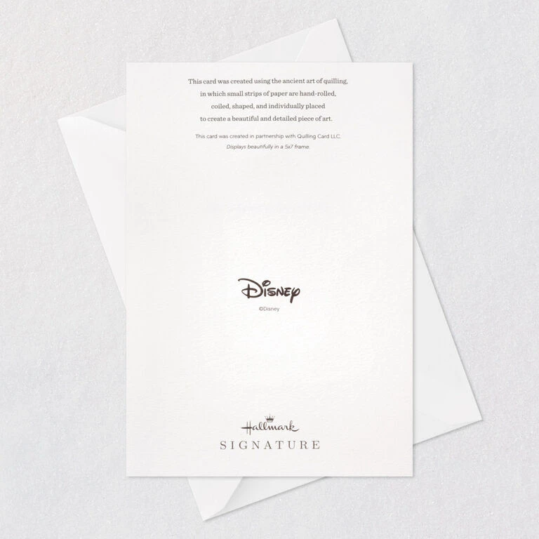 Hallmark Disney Princess Cinderella You Sparkle Quilled Paper Handmade Card 7 Hallmark Disney Princess Cinderella You Sparkle Quilled Paper Handmade Card - Image 7