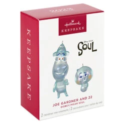 Hallmark Disney/Pixar Soul Joe Gardner And 22 Ornaments, Set Of 2 -Hallmark Shop Disney Soul Joe Gardner and 22 Keepsake Ornaments 1999QXE3269 04