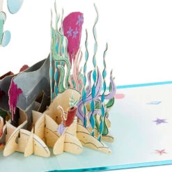 Hallmark Disney The Little Mermaid Wishing You Happiness 3D Pop-Up Card 14 Hallmark Disney The Little Mermaid Wishing You Happiness 3D Pop-Up Card -Hallmark Shop Disney The Little Mermaid Ariel 3D PopUp Card for Her 1499LAD2902 05