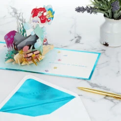 Hallmark Disney The Little Mermaid Wishing You Happiness 3D Pop-Up Card 17 Hallmark Disney The Little Mermaid Wishing You Happiness 3D Pop-Up Card -Hallmark Shop Disney The Little Mermaid Ariel 3D PopUp Card for Her 1499LAD2902 08