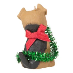 Hallmark Puppy Love Terrier 2023 Ornament 11 Hallmark Puppy Love Terrier 2023 Ornament -Hallmark Shop Dog With Tinsel Keepsake Ornament 1599QXR8177 06