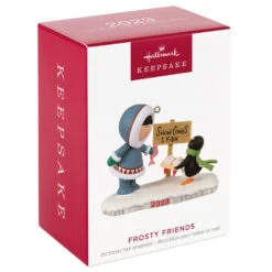 Hallmark Frosty Friends 2023 Ornament 9 Hallmark Frosty Friends 2023 Ornament -Hallmark Shop Eskimo and Penguin Keepsake Ornament 1699QXR8029 04