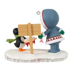 Hallmark Frosty Friends 2023 Ornament 11 Hallmark Frosty Friends 2023 Ornament -Hallmark Shop Eskimo and Penguin Keepsake Ornament 1699QXR8029 06