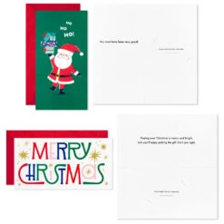 Hallmark Colorful And Casual Money-Holder Boxed Christmas Cards Assortment, Pack Of 36 -Hallmark Shop Festive Assorted MoneyHolder Boxed Christmas Cards 5CZE2139 05