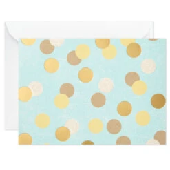 Hallmark Flowers And Dots Assorted Blank Note Cards, Box Of 50 -Hallmark Shop Flowers and Dots Assorted Blank Note Cards 5WDN2069 03