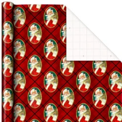 Hallmark Traditional 3-Pack Foil Christmas Wrapping Paper Assortment, 60 Sq. Ft. -Hallmark Shop Foil Christmas Wrapping Paper Assortment 5JXW1065 04