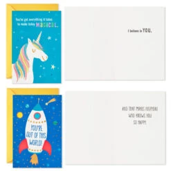 Hallmark Fun Kids Assortment Encouragement Cards, Pack Of 36 -Hallmark Shop Fun Kids Assortment Encouragement Cards 5STZ1140 05