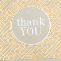 Hallmark Gray And Gold Bulk Blank Thank-You Notes, Pack Of 50 11 Hallmark Gray And Gold Bulk Blank Thank-You Notes, Pack Of 50 -Hallmark Shop Gray and Gold Bulk Blank ThankYou Notes Multipack 3THK2522 05