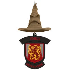 Harry Potterâ„¢ Sorting Hat Personalized Text Ornament, Gryffindorâ„¢
