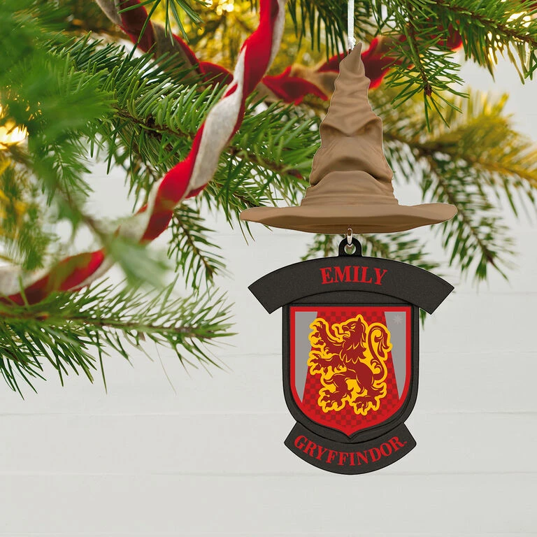 Harry Potter™ Sorting Hat Personalized Text Ornament, Gryffindor™ 2 Harry Potter™ Sorting Hat Personalized Text Ornament, Gryffindor™ - Image 2