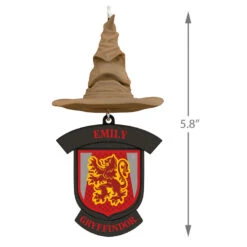 Harry Potter™ Sorting Hat Personalized Text Ornament, Gryffindor™ 7 Harry Potter™ Sorting Hat Personalized Text Ornament, Gryffindor™ -Hallmark Shop Harry Potter Sorting Hat Personalized Ornament Gryffindor 2499QHE1883B5 03