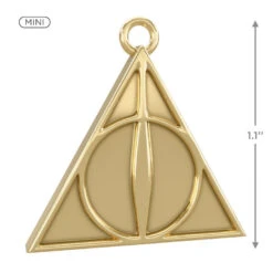 Hallmark Mini Harry Potter™ The Wizarding World™ Metal Ornaments, Set Of 3 14 Hallmark Mini Harry Potter™ The Wizarding World™ Metal Ornaments, Set Of 3 -Hallmark Shop Hogwarts Crest Owl Deathly Hallows Keepsake Ornaments 2199QXM9249 04