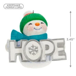 Hallmark Season Of Hope Snowman Ornament With Light 8 Hallmark Season Of Hope Snowman Ornament With Light -Hallmark Shop Hope Sparkly Snowman Keepsake Ornament 2999QGO2659 03